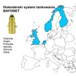 Adapter tankowania Polska - Holandia gw. M10 DISH - BAYONET