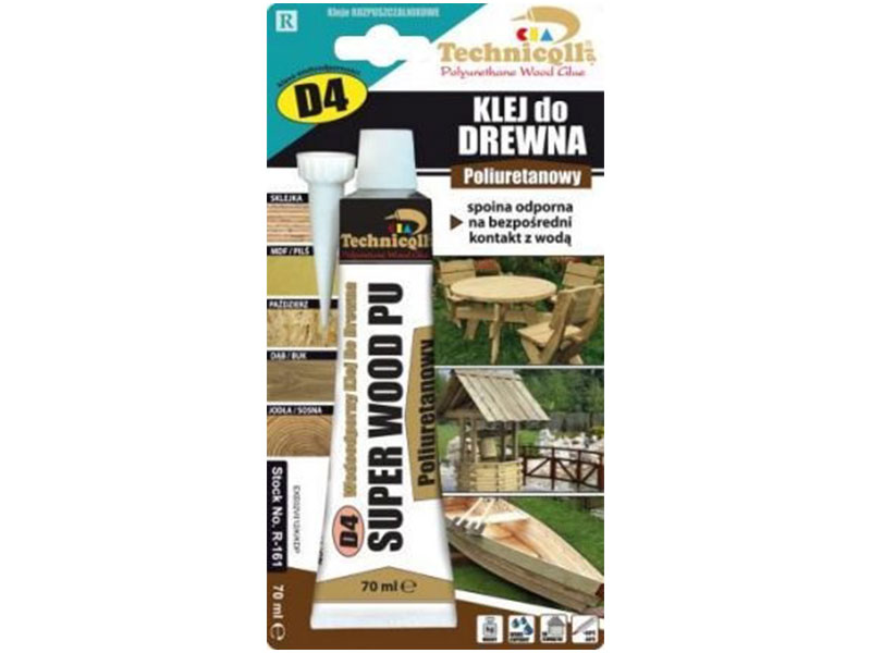 Klej do drewna Poliuretanowy D4, 70 ml