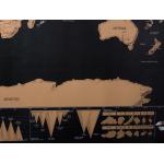 Mapa świata zdrapka dla podróżnika 82 x 59 cm