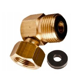 Redukcja kątowa 3/8"LH x M21,8L camping R-41