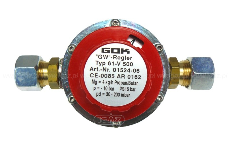 Reduktor GOK 30-200 mbar 4kg/h