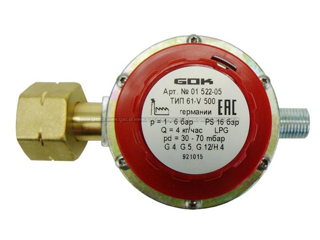 Reduktor GOK 30-70 mbar 4 kg/h