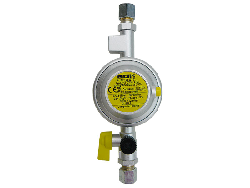 Reduktor GOK 30 mbar 1,5 kg/h RVS8