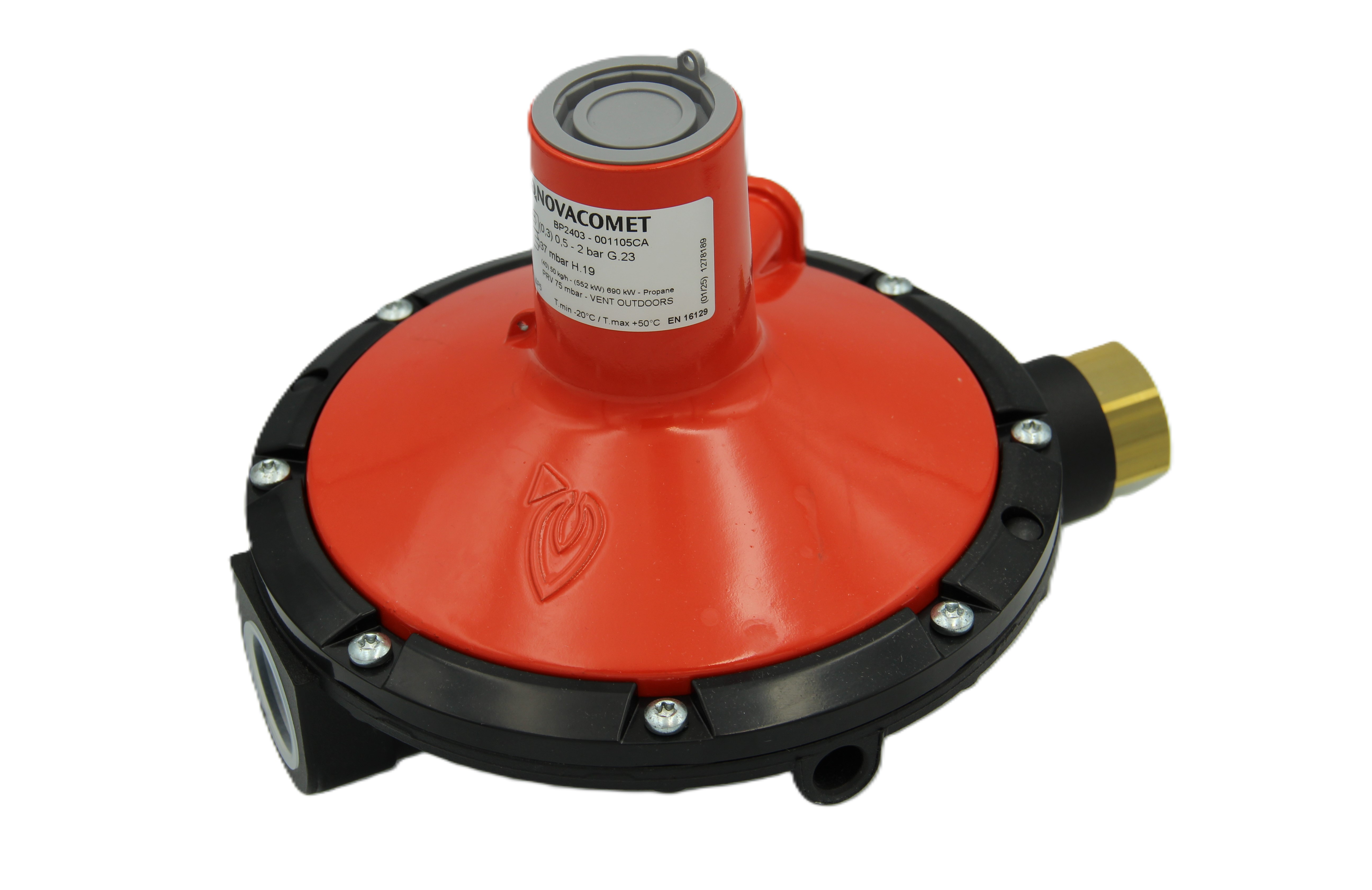 Reduktor II st. 37 mbar (32-46 mbar) 50 kg/h BP2403