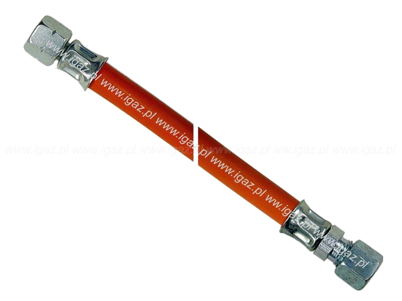 Wąż do gazu RVS8 x 1/4LH