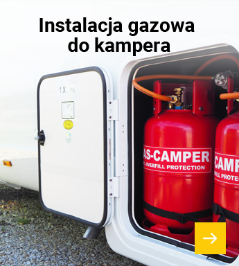 Instalacja gazowa do kampera